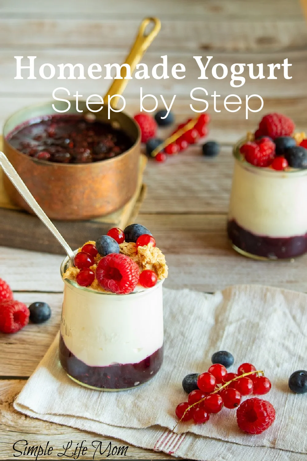 Step by Step, Easy, Homemade Yogurt Recipe from Simple Life Mom