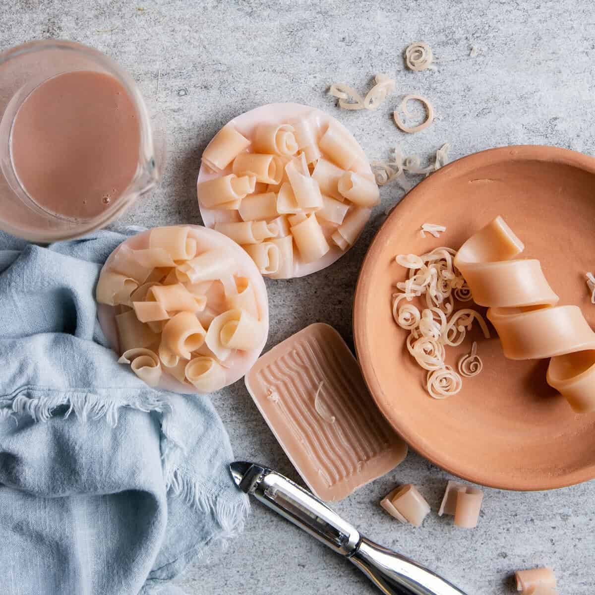 5 Easy Ways To Make Soap Curls + Roses
