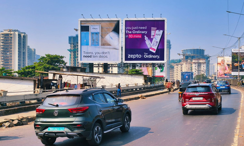 The Ordinary and Zepto launch OOH campaign for ultra-fast skincare delivery