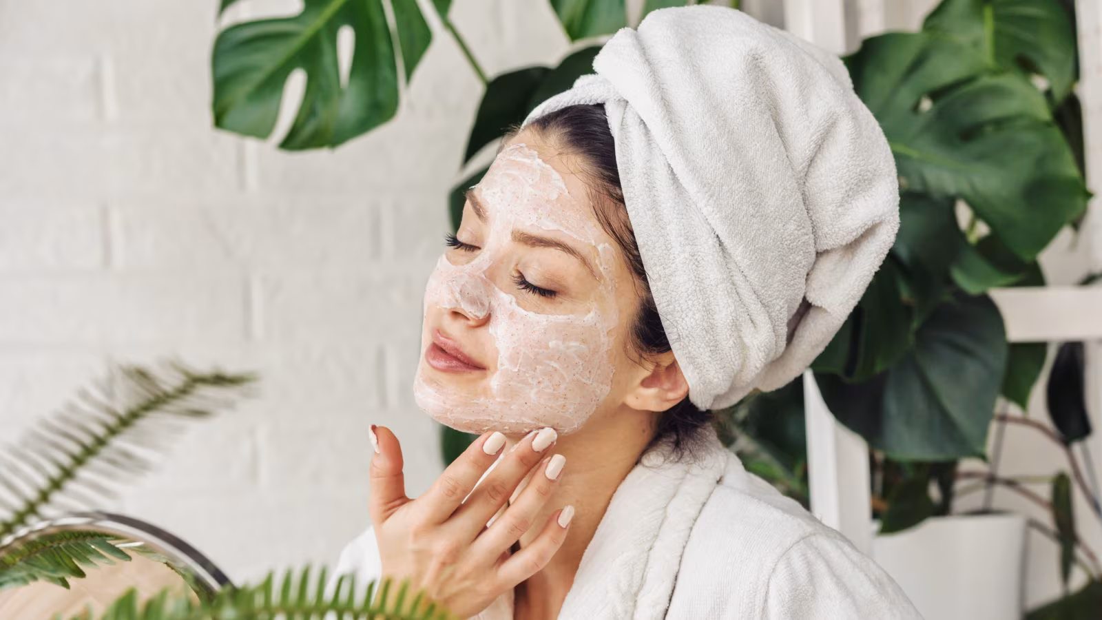 DIY rice flour face mask for glowing skin