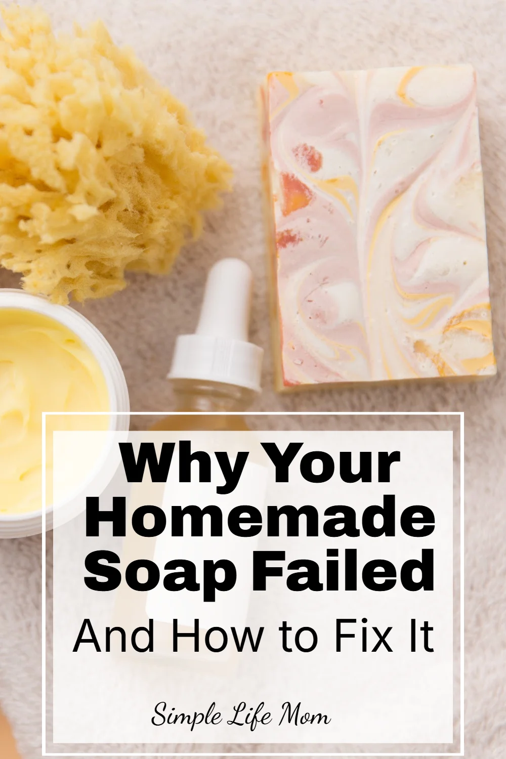 A visual guide to common soap making problems, including seizing, cracking, separation, and overheating, with natural solutions for beginners.
