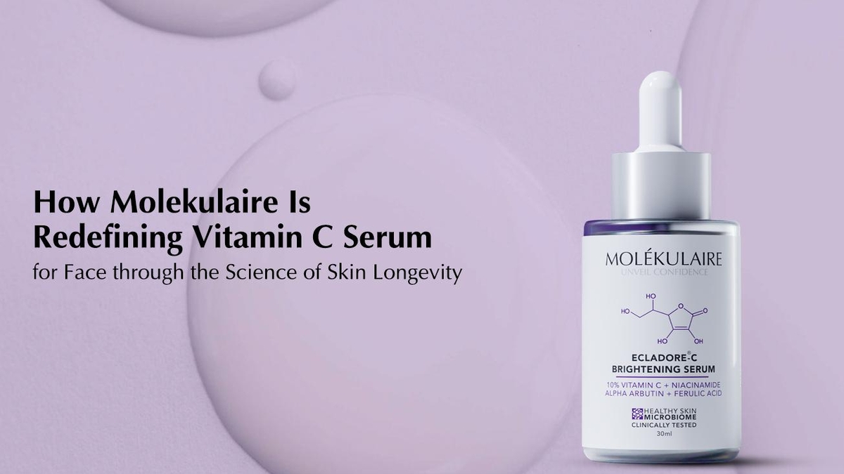 Molekulaire Vitamin C Serum For Face: Redefining Skincare With Skin Longevity Science & Healthy Aging