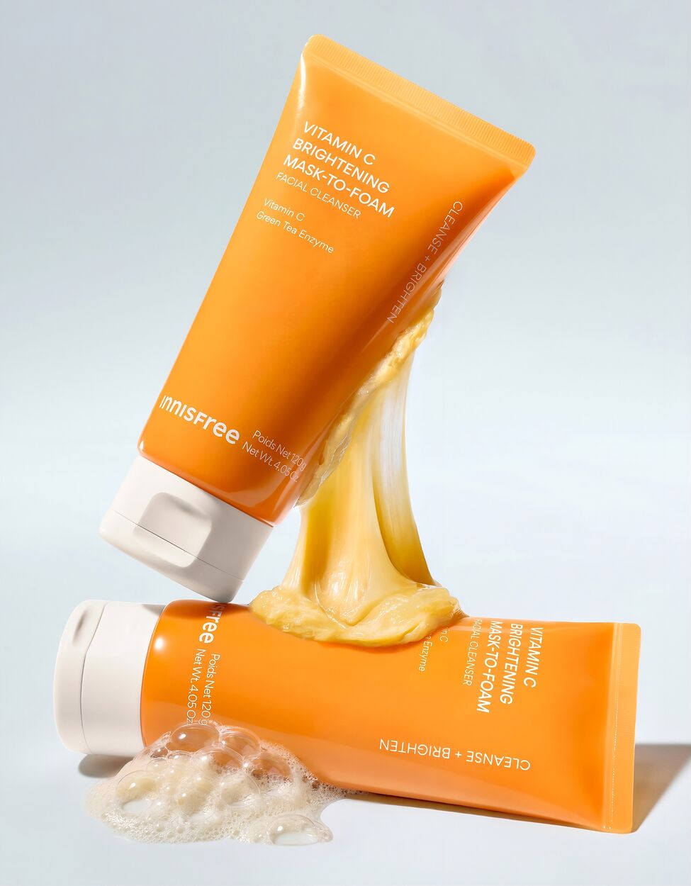 Innisfree Introduces Vitamin C Brightening Mask-to-Foam, A 2-in-1 Cleanser That Melts, Cleanses and Refines in One Step